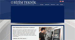 Desktop Screenshot of bizimteknik.com